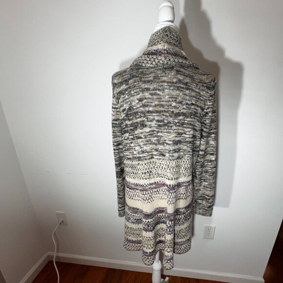Women's Open Front Multi-Color Cardigan - 2X - Picture 3 of 8